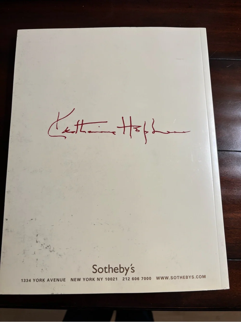 Sotheby’s katharine hepburn